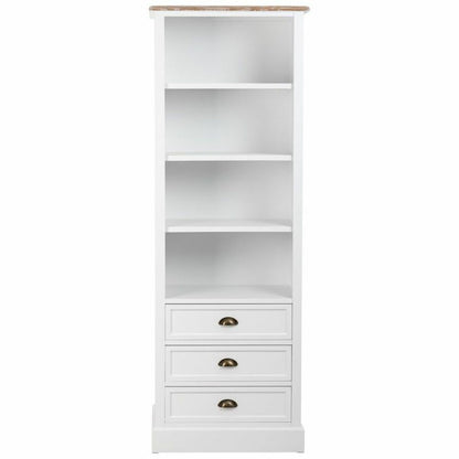 Shelves Alexandra House Living White Brown Zinc Alloy MDF Wood 40 x 180 x 63 cm