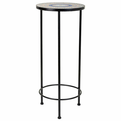 Flower Pot Stand Alexandra House Living Black Iron Tile 30 x 68 x 30 cm 3 Pieces