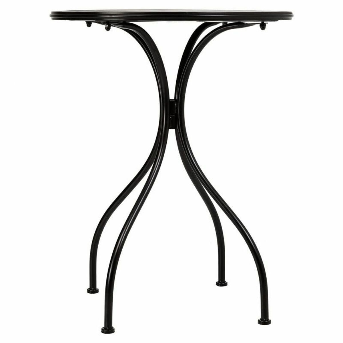 Table set with 2 chairs Alexandra House Living Black 60 x 75 x 60 cm