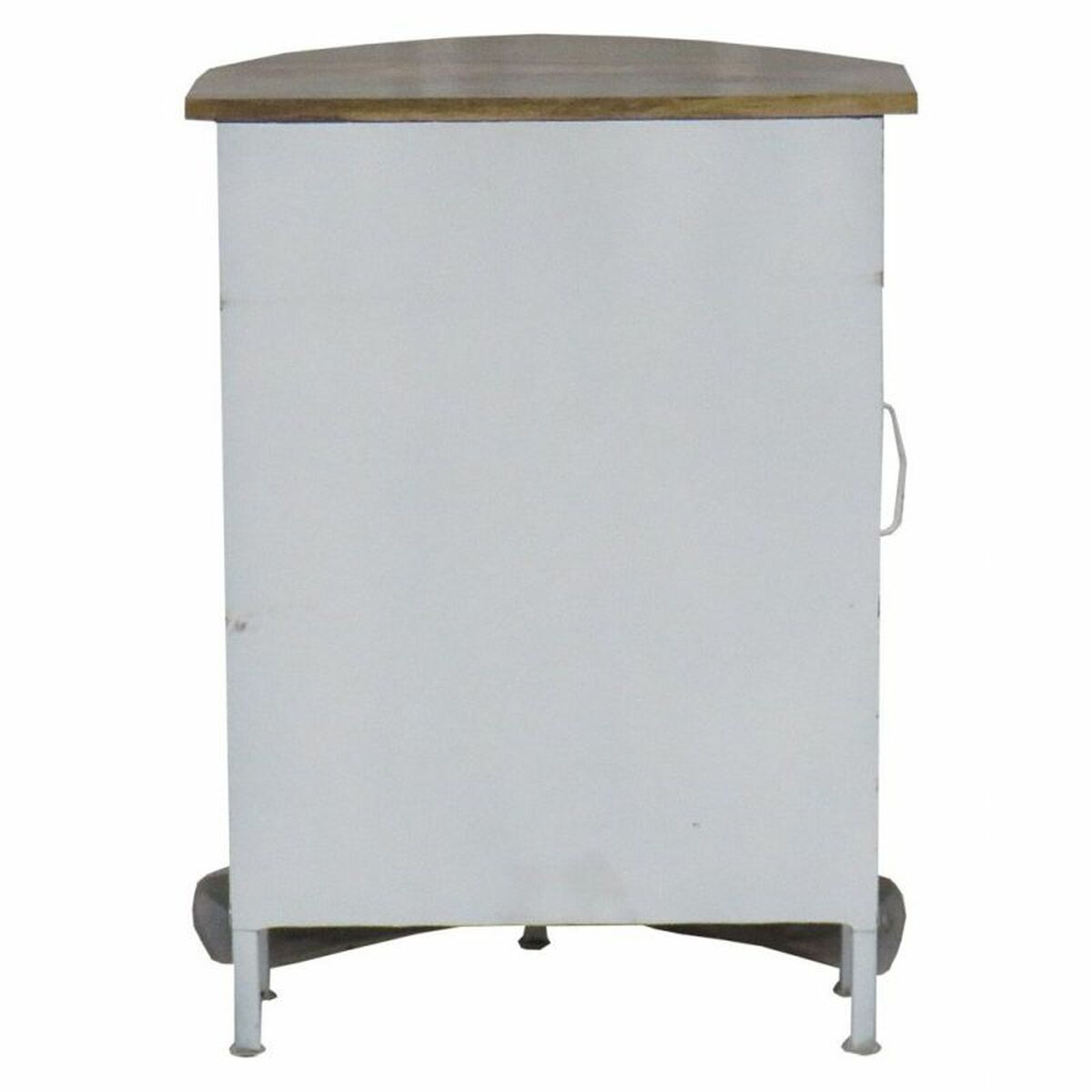 Console Alexandra House Living Van White Red Iron Mango wood 32 x 75 x 50 cm