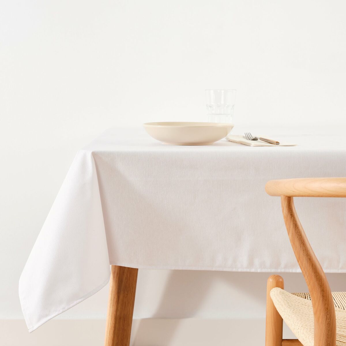 Stain-proof tablecloth Belum Liso White 200 x 150 cm Belum