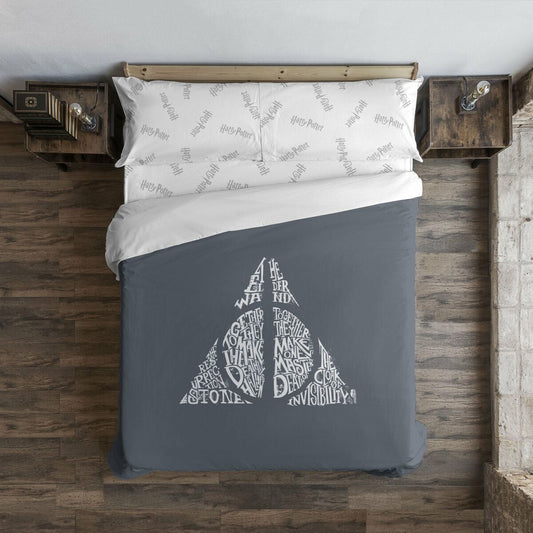 Nordic cover Harry Potter Deathly Hallows Multicolour 175 Threads 140 x 200 cm Single