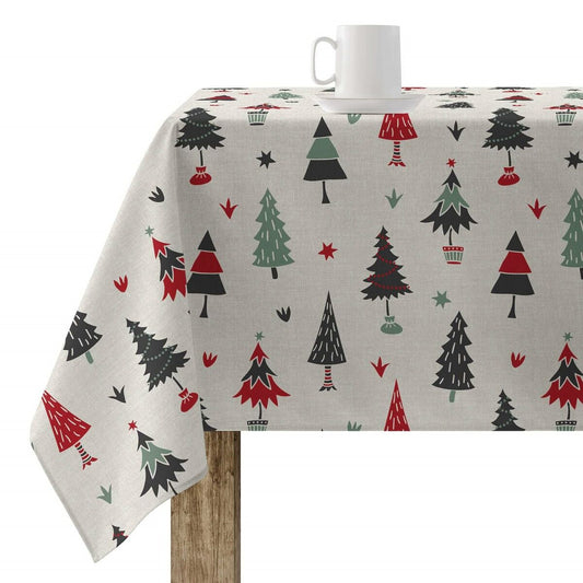 Stain-proof resined tablecloth Belum Merry Christmas Multicolour 250 x 150 cm