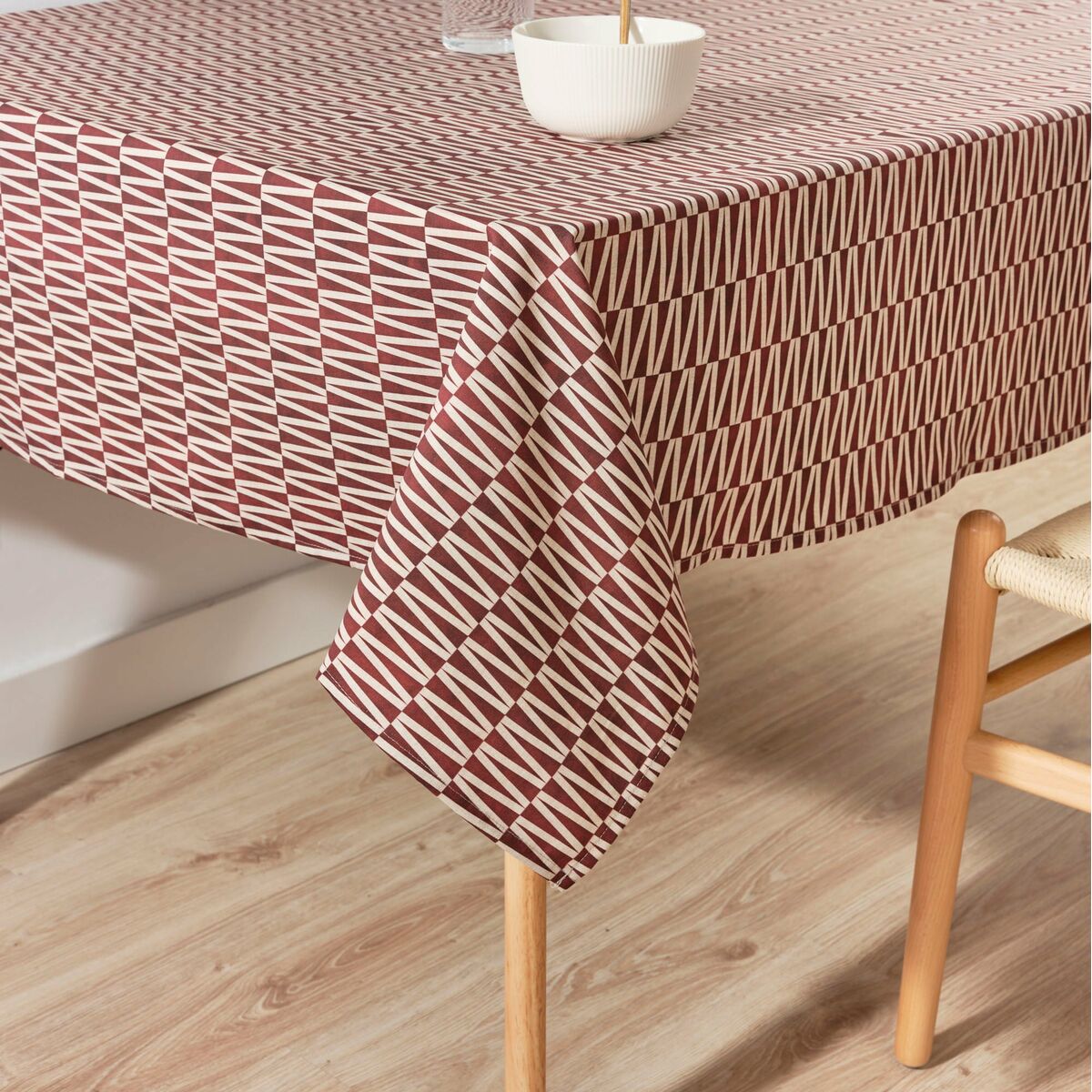 Tablecloth Belum 0120-336 Burgundy 240 x 155 cm