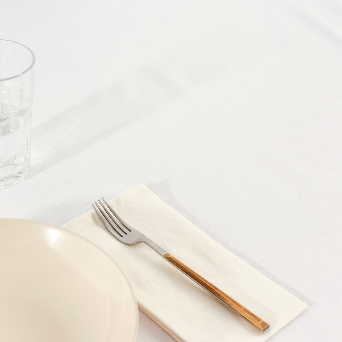 Stain-proof tablecloth Belum Liso White 300 x 150 cm