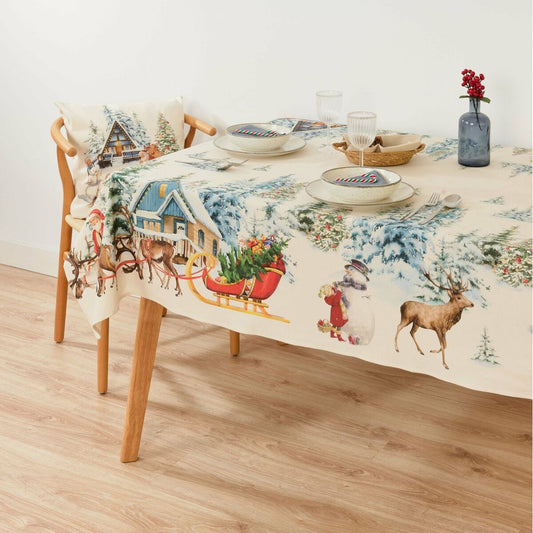 Stain-proof tablecloth Belum Christmas Landscape 350 x 155 cm Belum