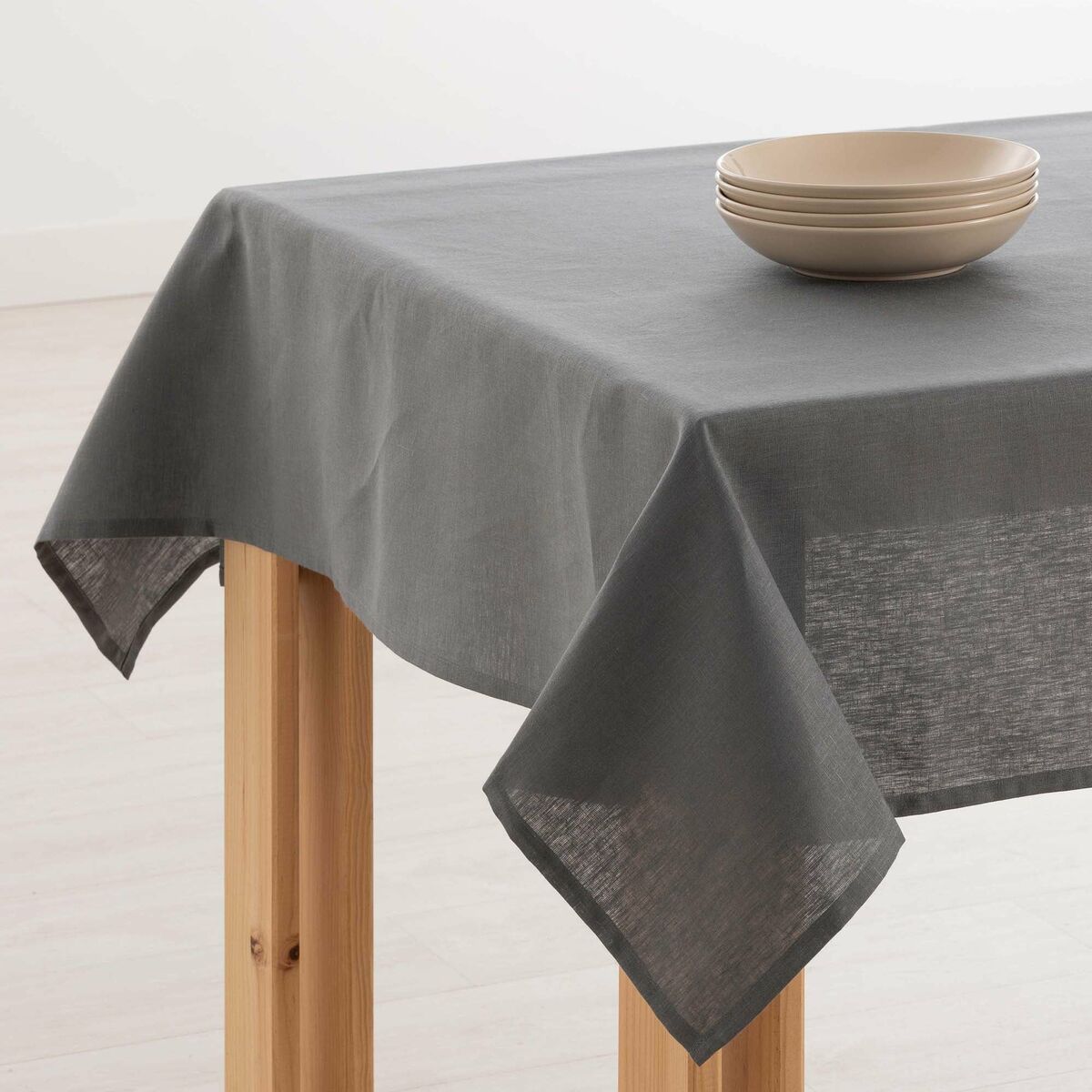 Tablecloth Belum 250 x 150 cm Anthracite