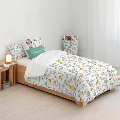 Nordic cover Kids&Cotton Jeddah Small Mint 155 x 220 cm