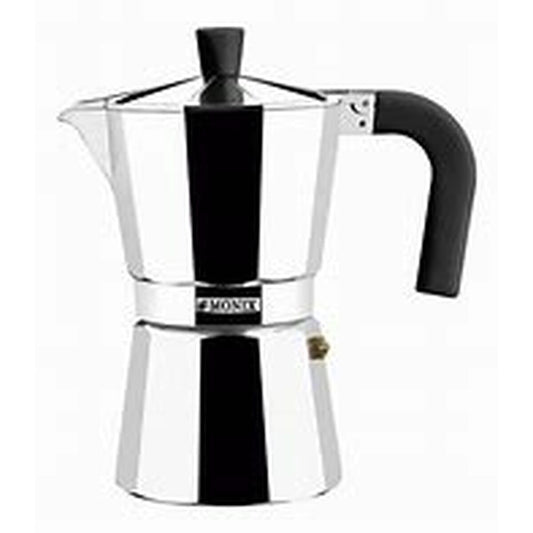 Italiensk kaffekande Monix Sølv Metal Aluminium 3 kopper