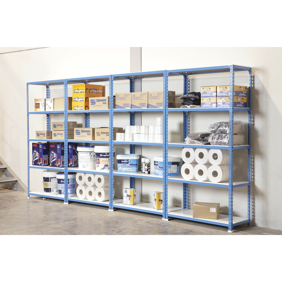 Shelves Simon Rack Simonclick 5/400 Metal 180 x 90 x 40 cm 5 Shelves