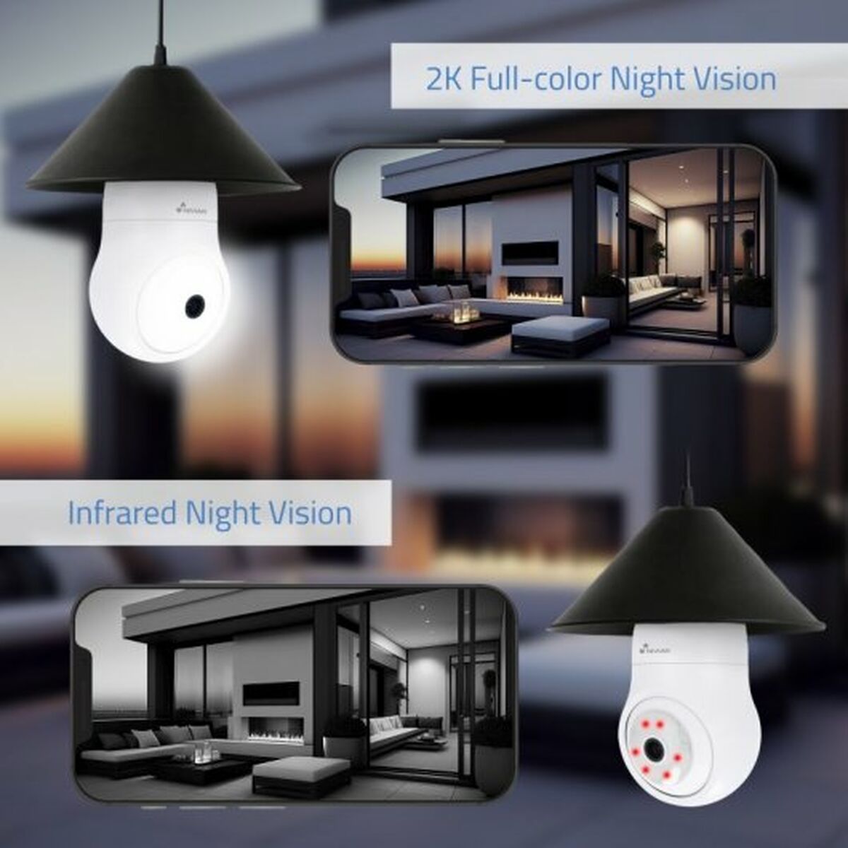 Hidden Camera Nivian NVS-IPC-BULB1 Nivian