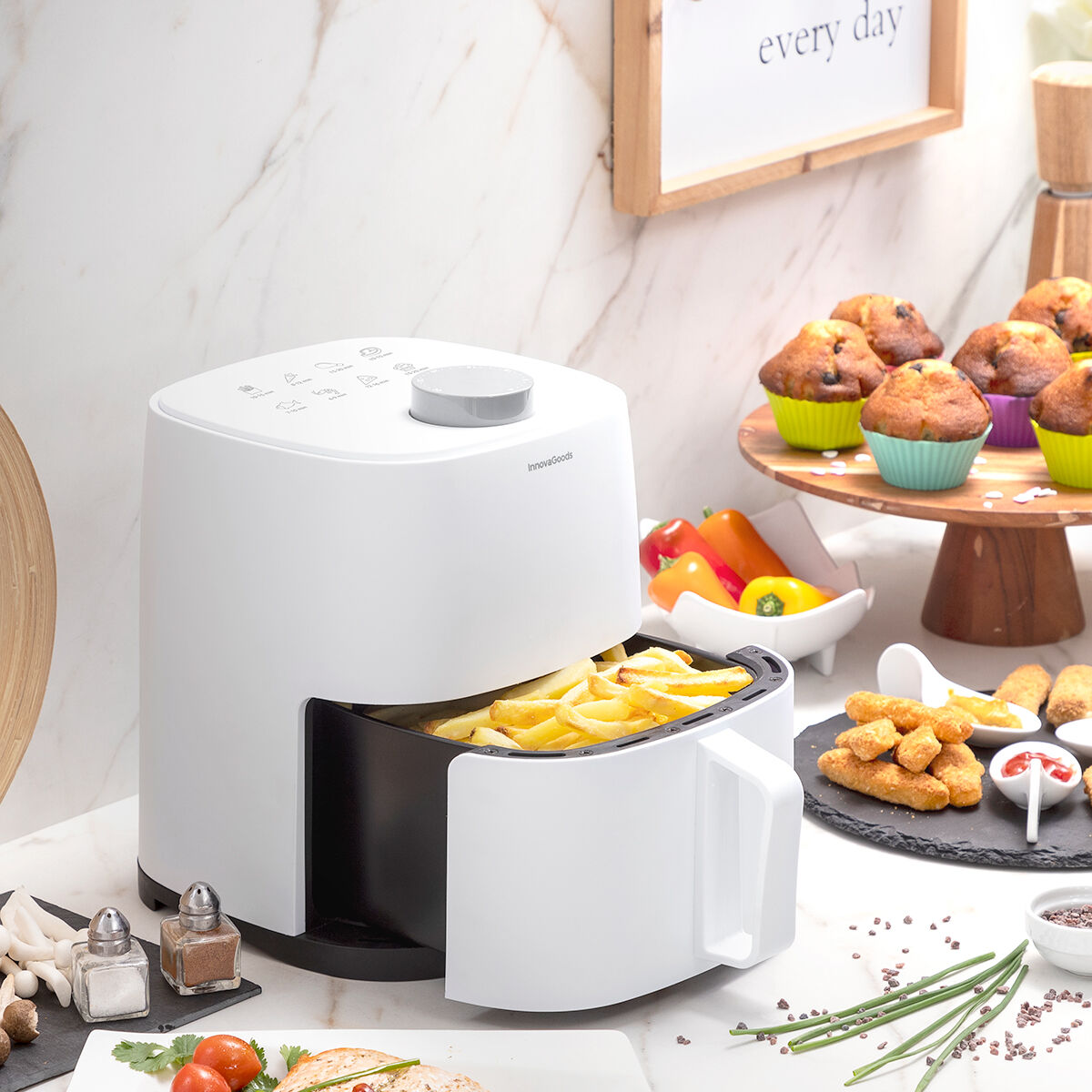 Air Fryer InnovaGoods Fryinn Lite 2000 Hvid 1200 W 2 L