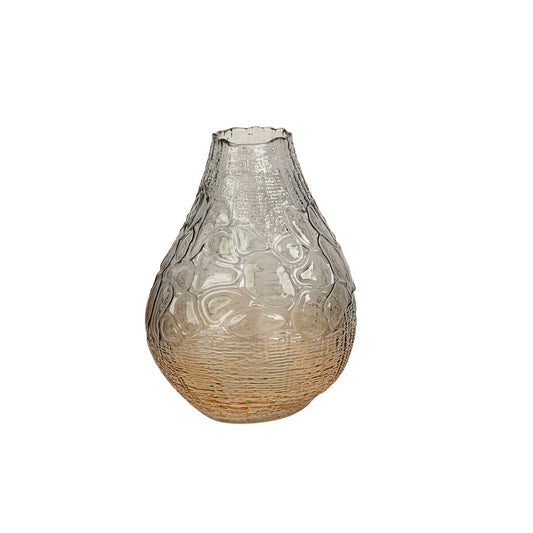 Vase Romimex Grey Amber Glass 20 x 26 x 20 cm