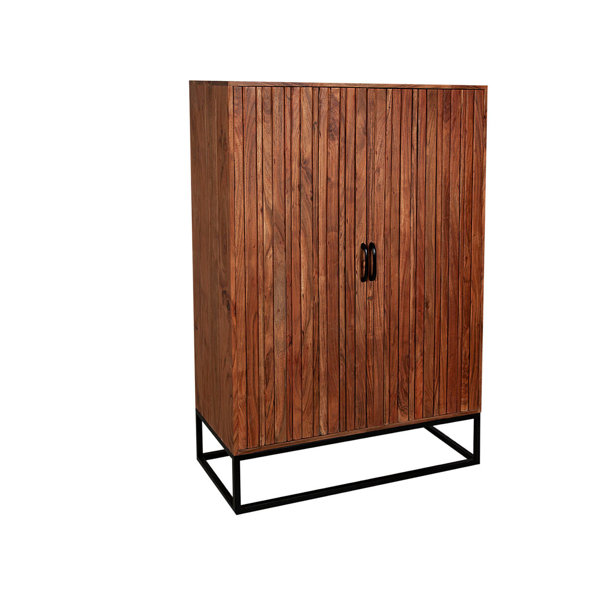 Cupboard Romimex Brown Acacia 40 x 140 x 95 cm