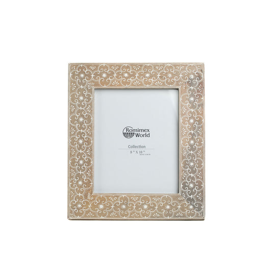 Photo frame Romimex Brown Mango wood 20 x 25 x 2 cm