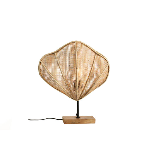 Desk lamp Romimex Natural Rattan 30 x 30 x 15 cm Romimex