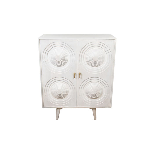 Sideboard Romimex White Mango wood 42 x 111 x 91 cm