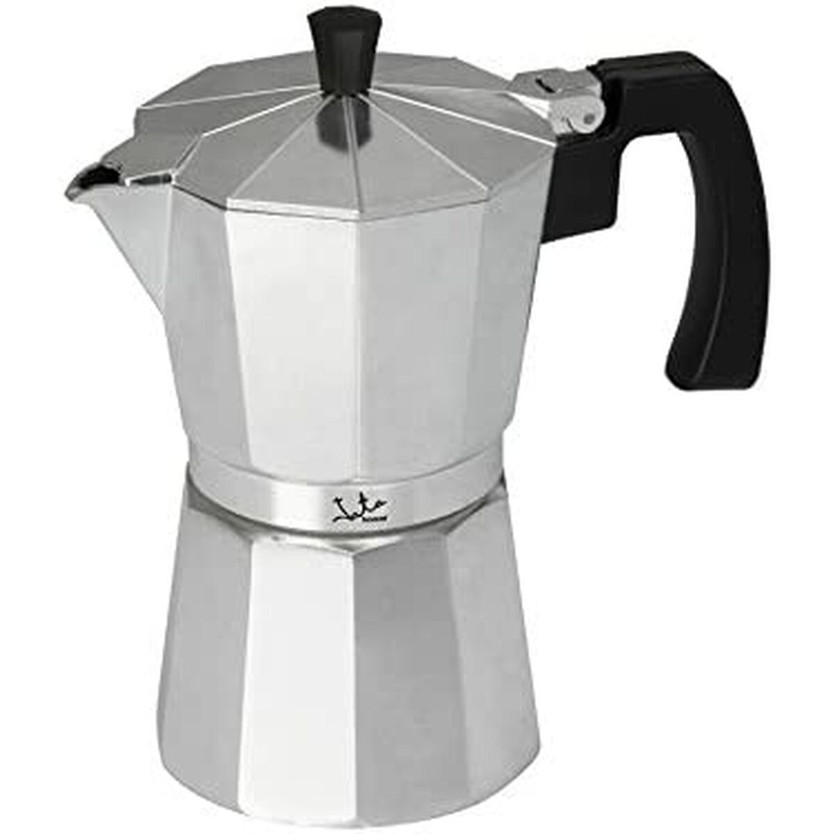 Italiensk kaffekande JATA CCA6 * Sølv 6 kopper aluminium