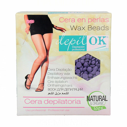 Hair Removal Wax Beans Depil Ok Lavendar 1 Kg Depil Ok