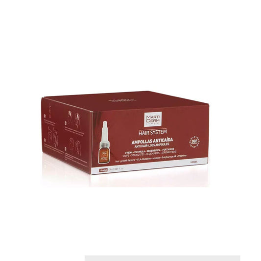 Anti-Hair Loss Ampoulles Martiderm Hair System 3 ml 14 Units Martiderm