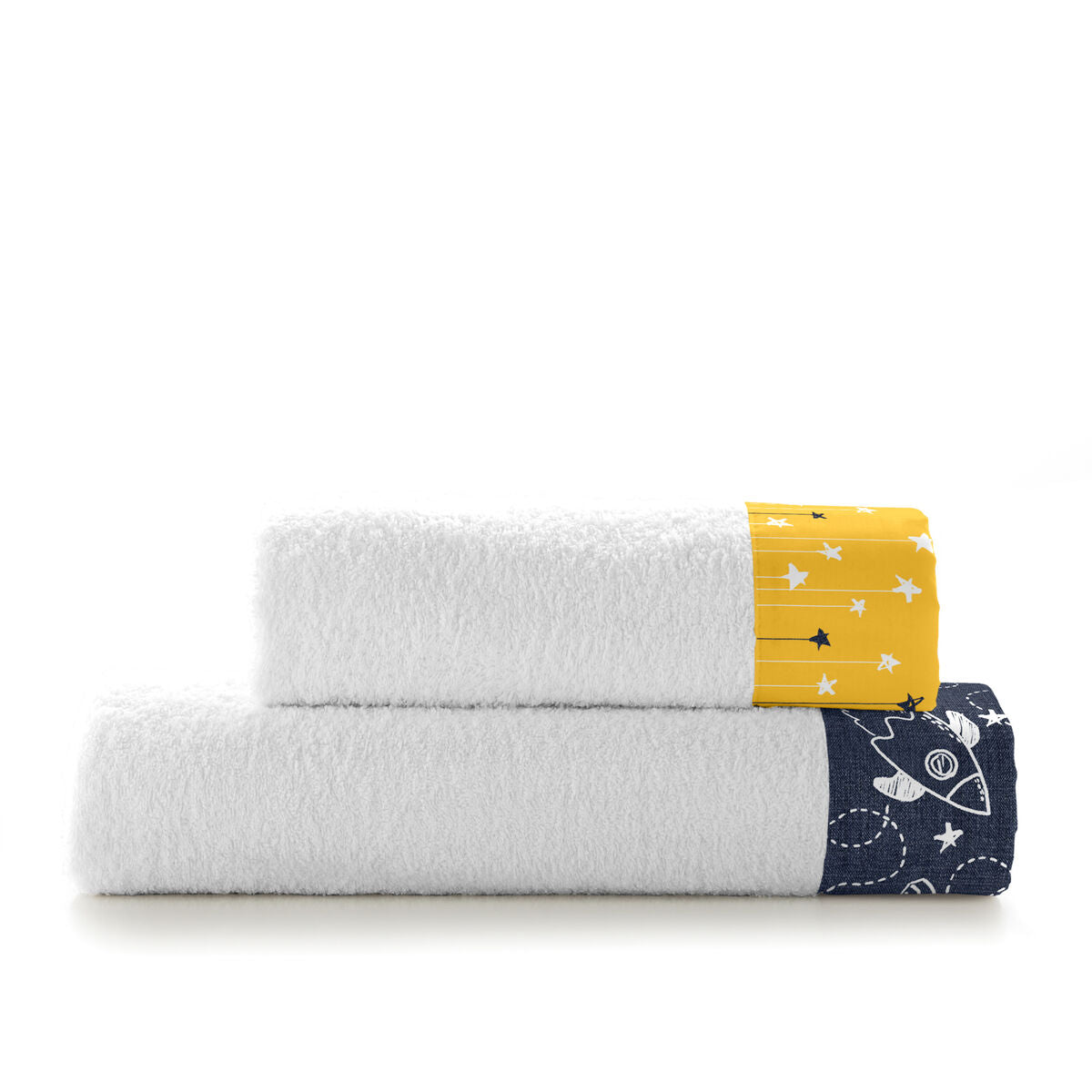 Towel set HappyFriday Mr Fox Starspace Multicolour 2 Pieces