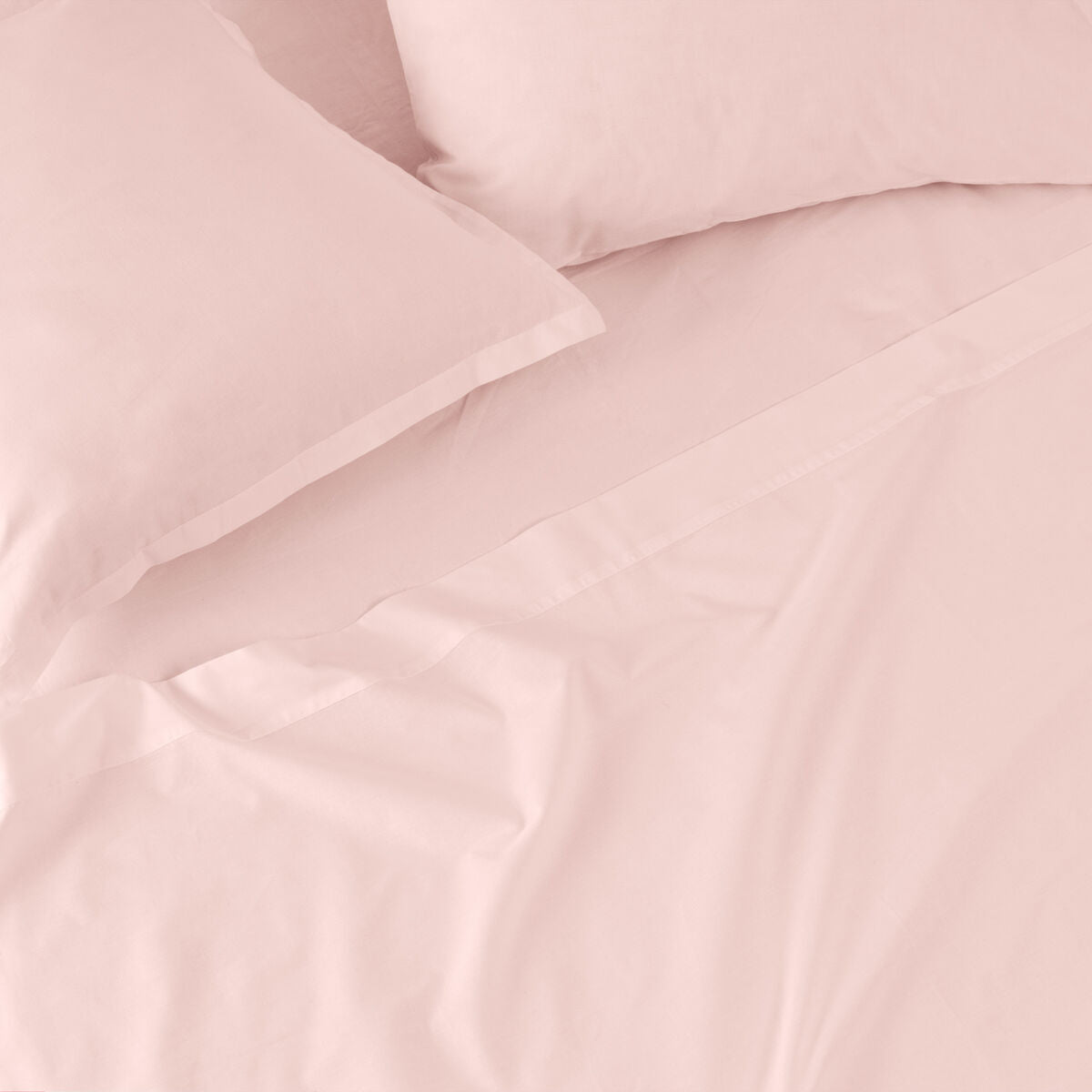 Fitted sheet HappyFriday BASIC Light Pink 160 x 200 x 32 cm HappyFriday