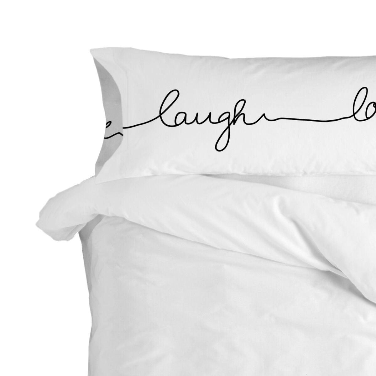 Pillowcase HappyFriday Blanc Live Multicolour Double 45 x 155 cm HappyFriday