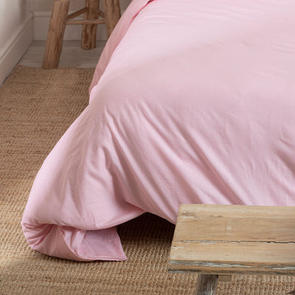 Nordic cover HappyFriday Basic Light Pink 220 x 220 cm