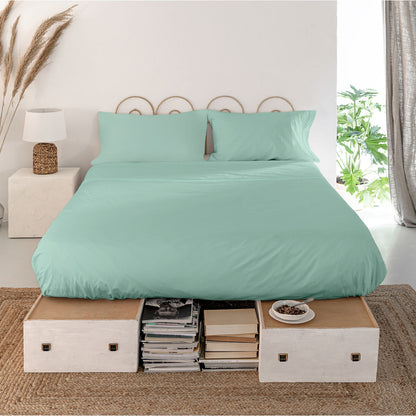 Top sheet HappyFriday Basic Mint 160 x 270 cm