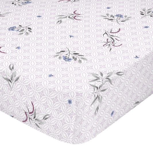 Fitted sheet HappyFriday Delicate bouquet Multicolour 180 x 200 x 32 cm HappyFriday