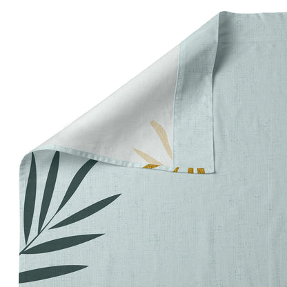 Top sheet HappyFriday Blanc Foliage Mint Multicolour 240 x 270 cm