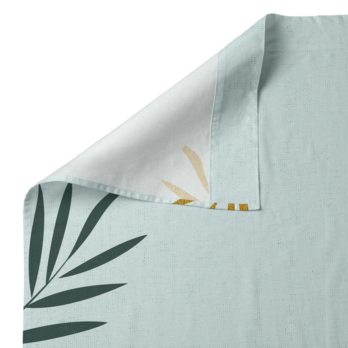 Top sheet HappyFriday Blanc Foliage Mint Multicolour 210 x 270 cm HappyFriday