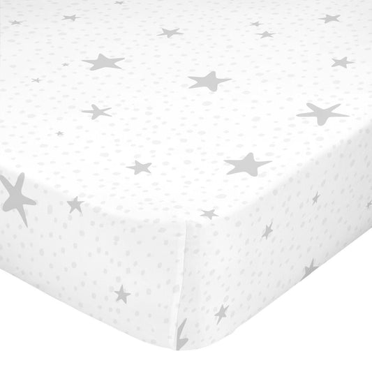 Fitted sheet HappyFriday BASIC KIDS Grey 105 x 200 x 32 cm