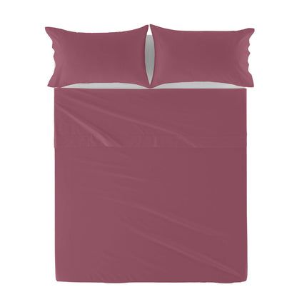 Top sheet HappyFriday Basic Magenta 210 x 270 cm HappyFriday