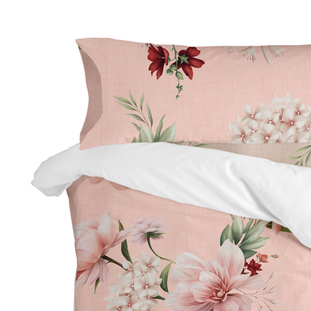 Pillowcase HappyFriday Summer Floral Multicolour Single 45 x 125 cm HappyFriday