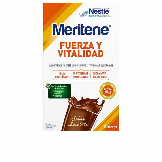 Shake Meritene Fuerza Y Vitalidad Chocolate 30 g 15 Units Meritene