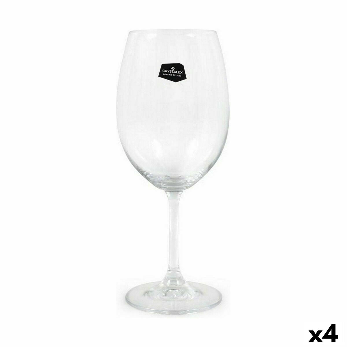 Sæt med kopper Crystalex Lara Wine 450 ml Krystal (6 enheder) (4 enheder)