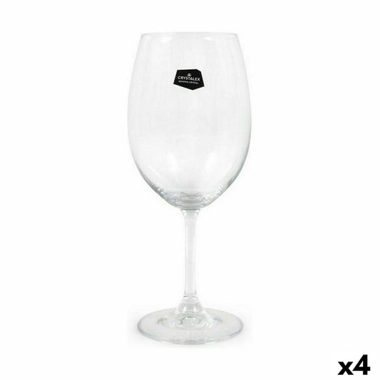 Sæt med kopper Crystalex Lara Wine 450 ml Krystal (6 enheder) (4 enheder)