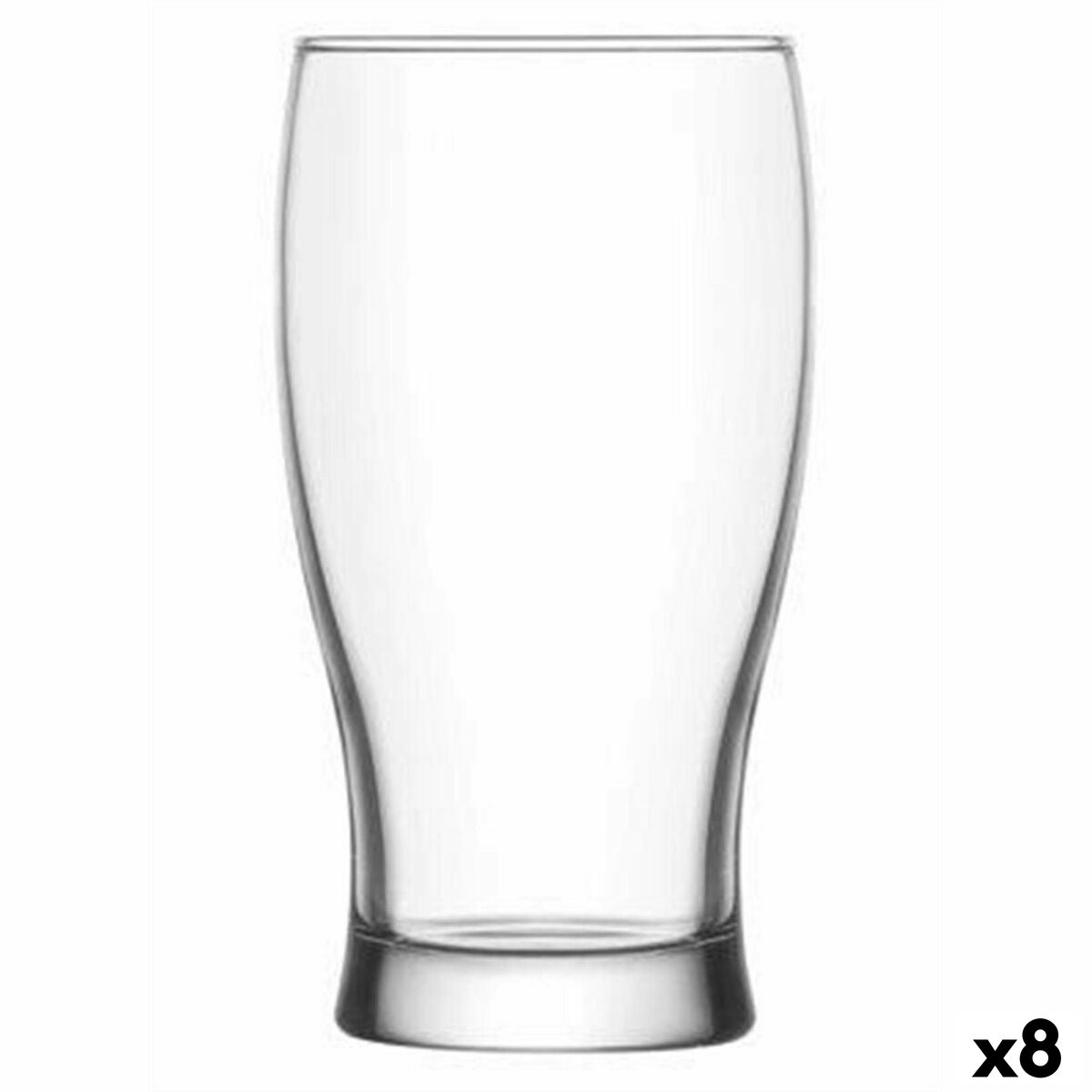 Ølglas LAV Belek Transparent Crystal 6 stykker (8 enheder) (375 cc)