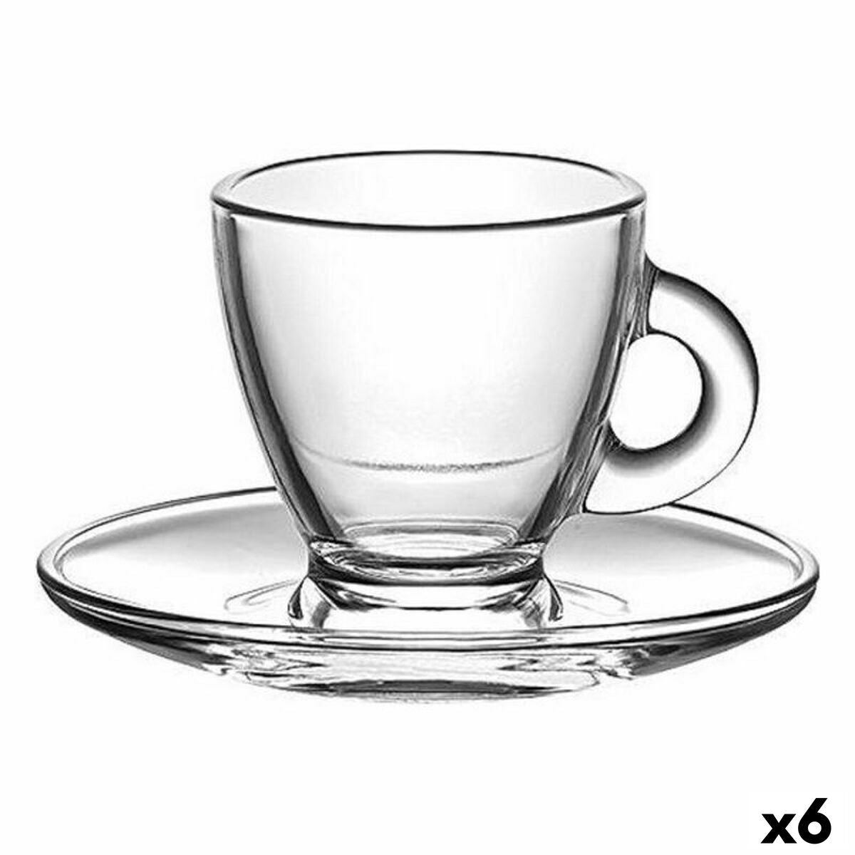 Stykke Kaffekop Sæt LAV 1334 95 ml 6 Stk (6 Enheder)