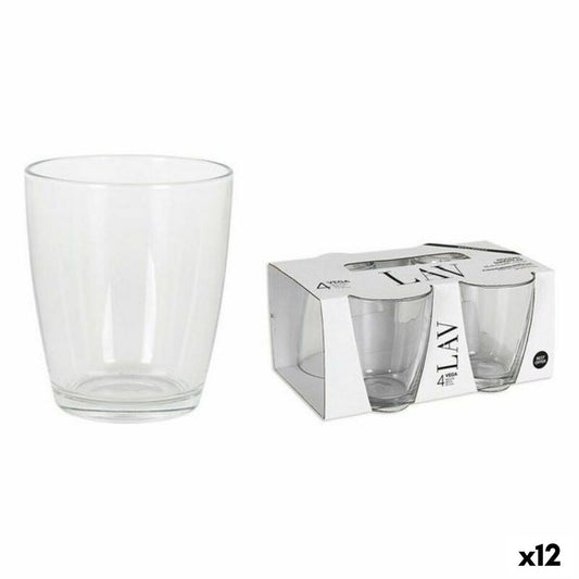 Sæt glas LAV 65357 340 ml 4 stk (4 enheder) (12 enheder)