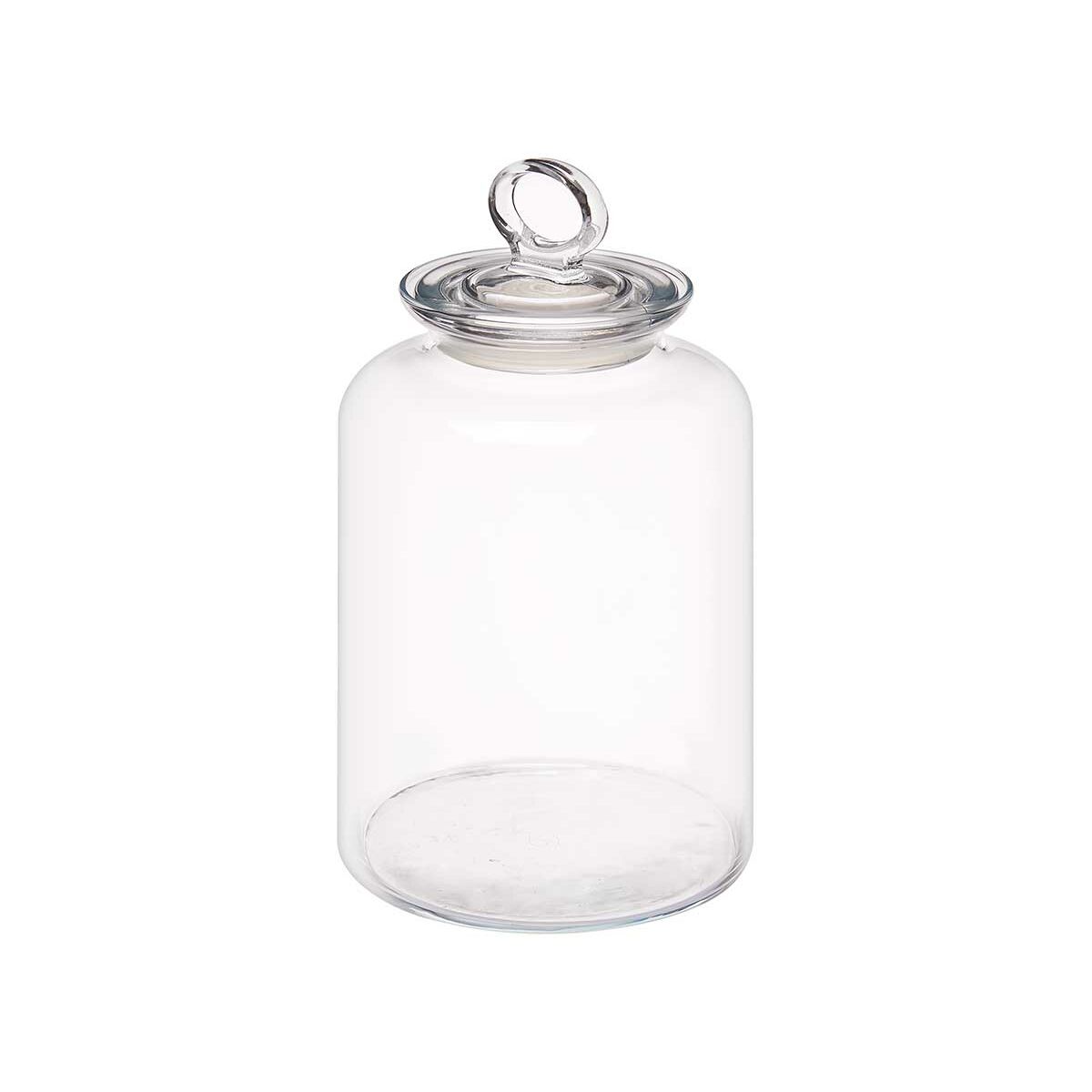 Krukke Køkken Transparent Glas Silikone 2,6 L