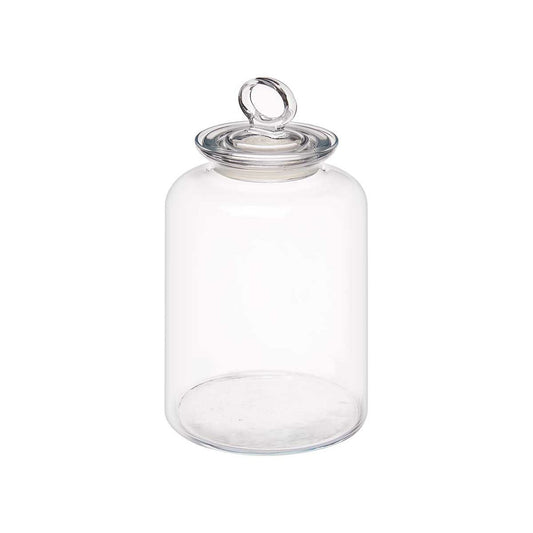 Krukke Køkken Transparent Glas Silikone 2,6 L