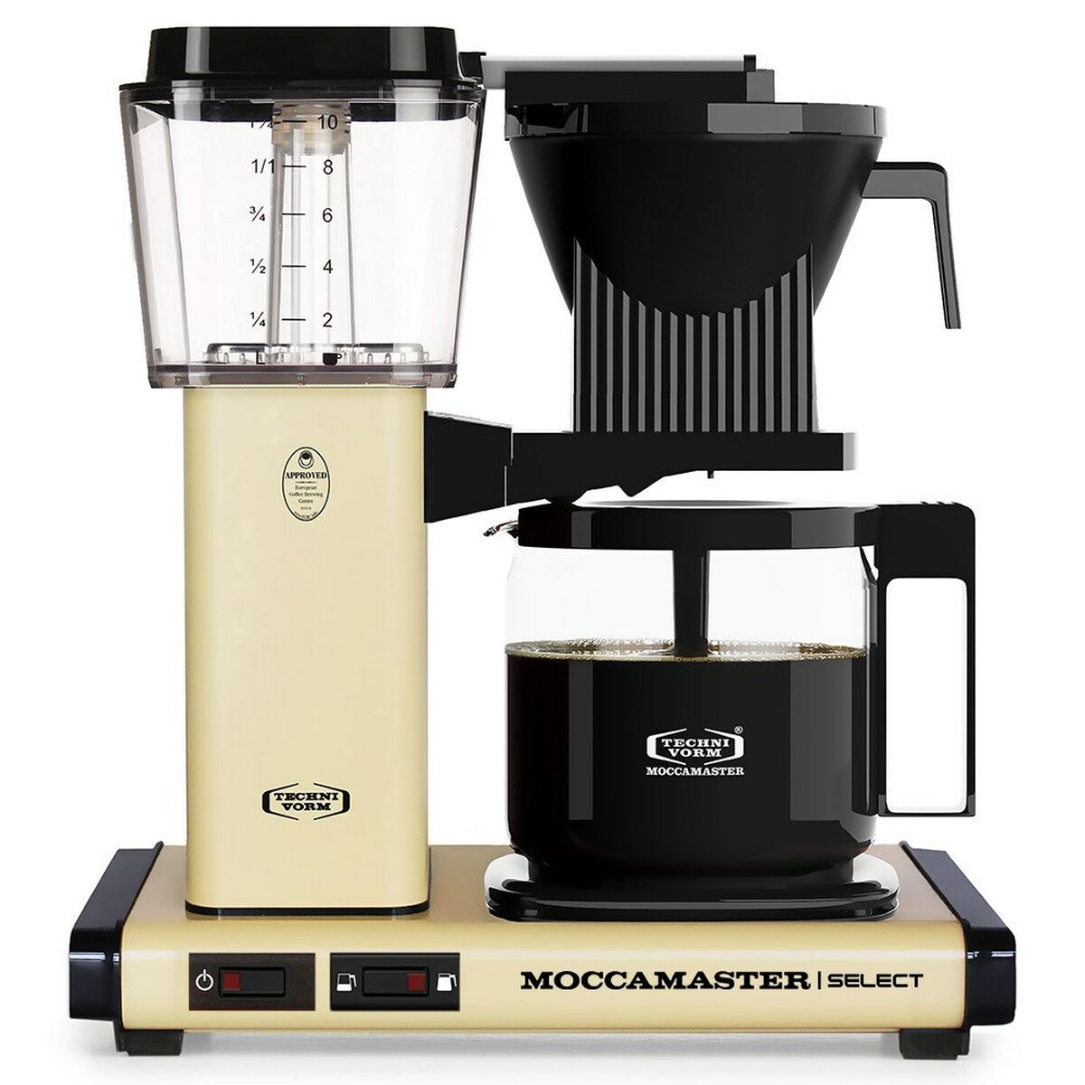 Dryp kaffemaskine Moccamaster KBG Gul 1520 W 1,25 L