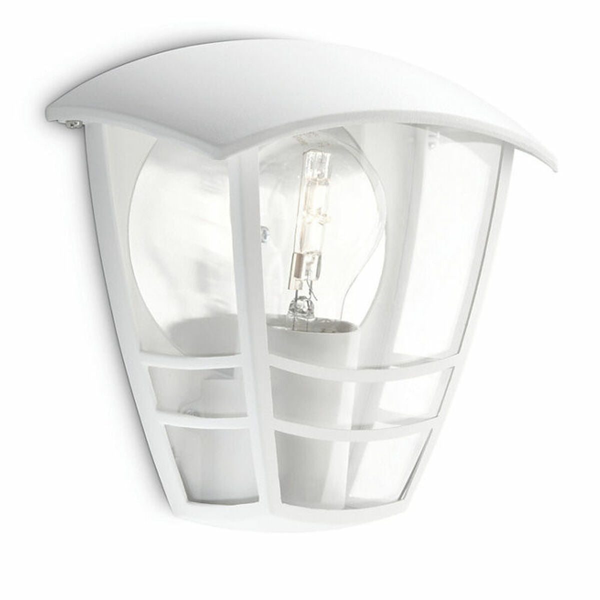 Wall Light Philips Creek 19,5 cm White Metal Aluminium A+ E27 Philips