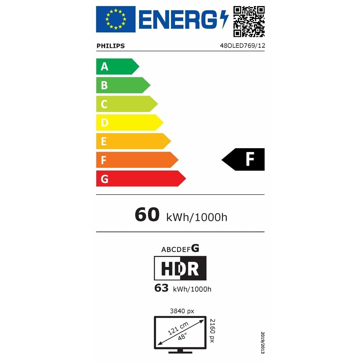 Smart TV Philips 48OLED769 4K Ultra HD OLED AMD FreeSync 48" Philips