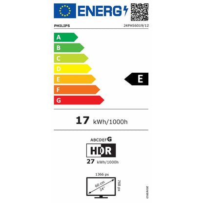 Smart TV Philips 24PHS6019/12 HD LED 24" Philips