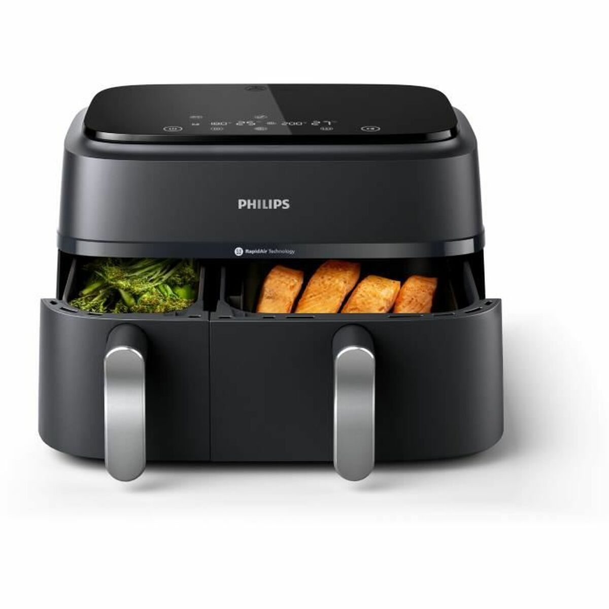 Air Fryer Philips Na351.00 Sort Sort/Sølv 9 L