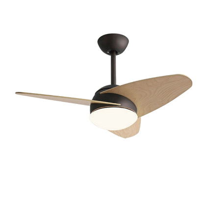 Ceiling Fan with Light Romimex Black Natural