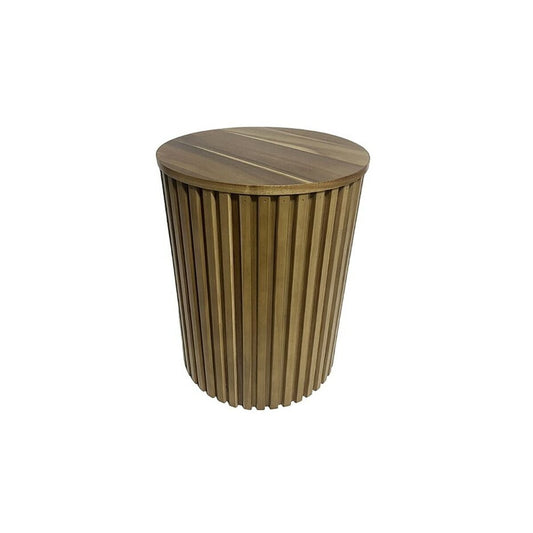 Side table Romimex Natural Acacia MDF Wood 41 x 53 x 41 cm Romimex